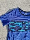 T-skjorte i TENCEL lyocell Camo Fisk Blå