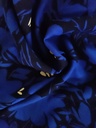 Viskose Crepe Floral Shade Cobalt Blue