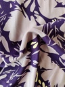 Viskose Crepe Floral Shade Lilac