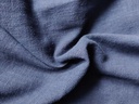 Steinvasket Ramie Lin Denim Blå
