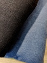 Steinvasket Ramie Lin Denim Blå