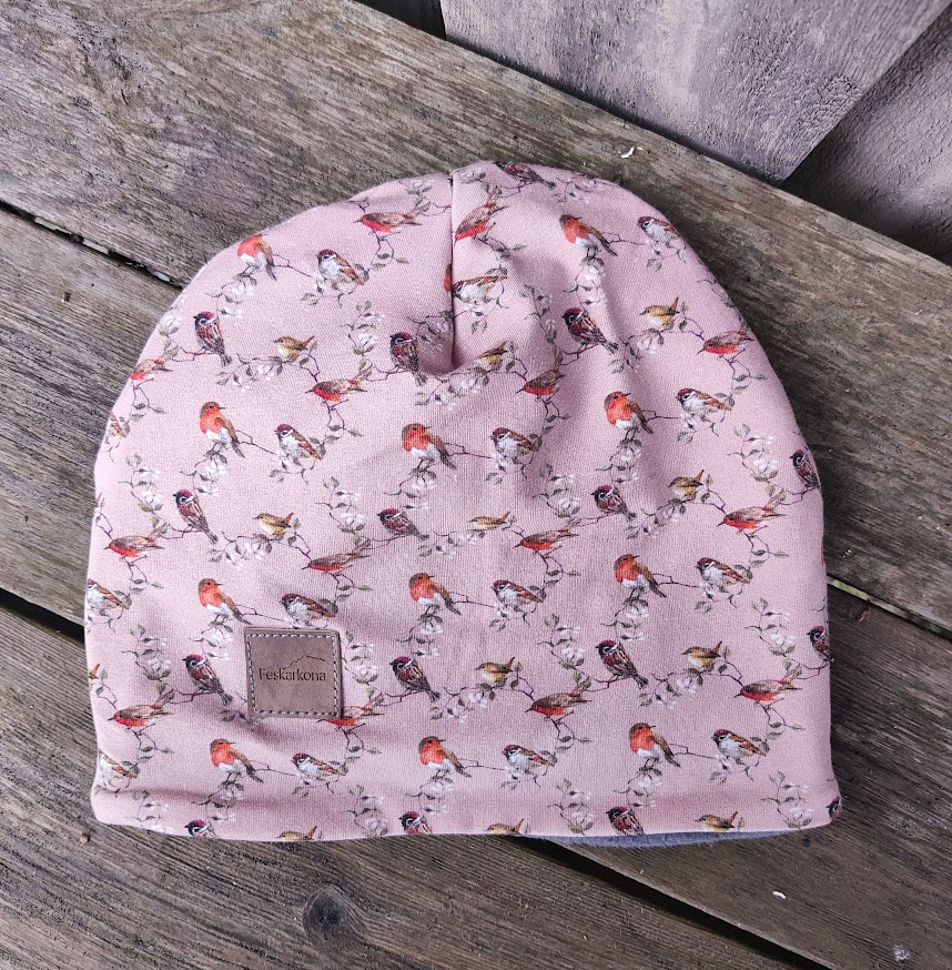 Lue med fleecefôr - Småfugler