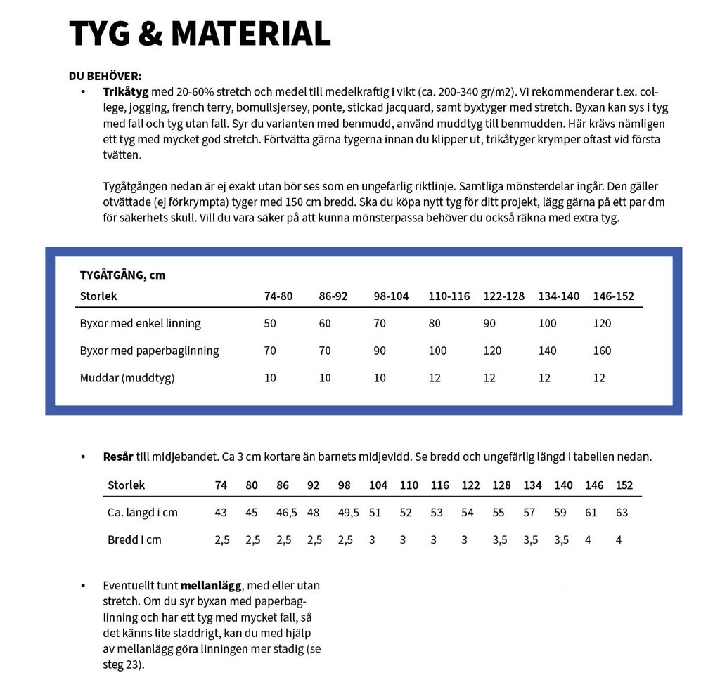 Tyra & Todd Loos Fit Pants - Symønster