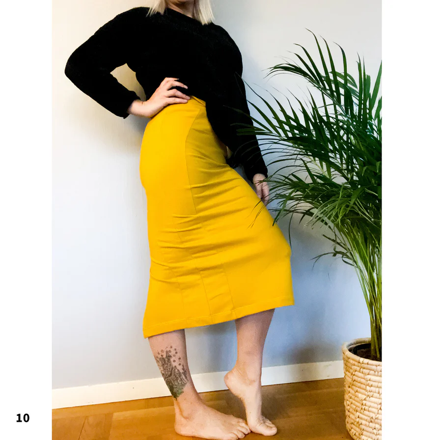 Sofia Blyantskjørt med variasjoner - Symønster