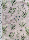 Jersey Norsk Blomstereng Rosa