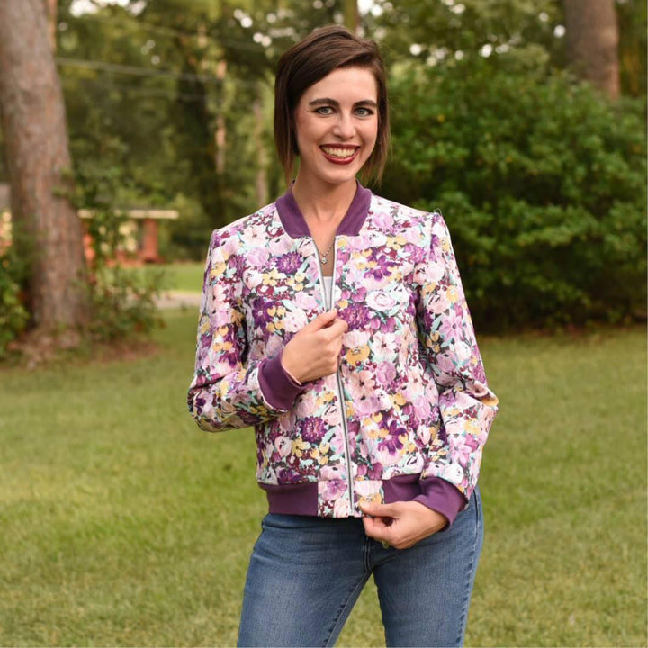 Amelia Bomber Jacket - Symønster