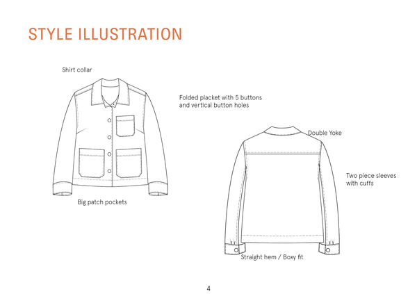 Canvas Jacket - Symønster