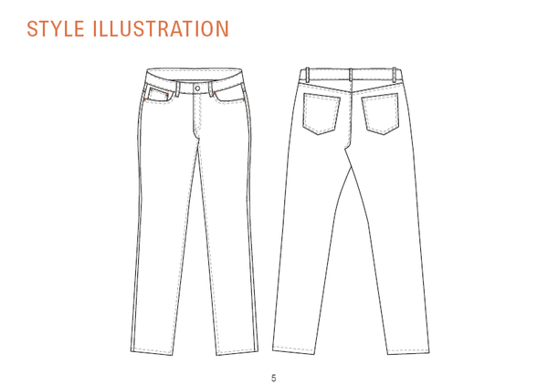 Women's Jeans - Symønster