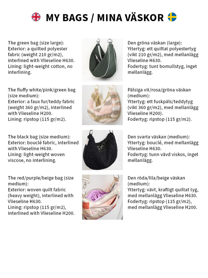 Bonnie Moon Bag - Symønster