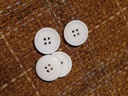 Blaze Corozo Knapp 20 mm - Creamy White 