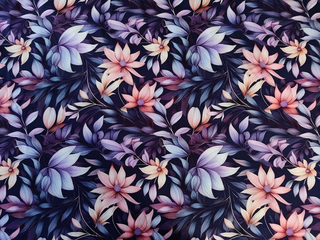 Jersey Lilla Blomstereng