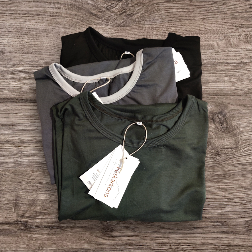 Basic T-skjorte Tencel Lyocell
