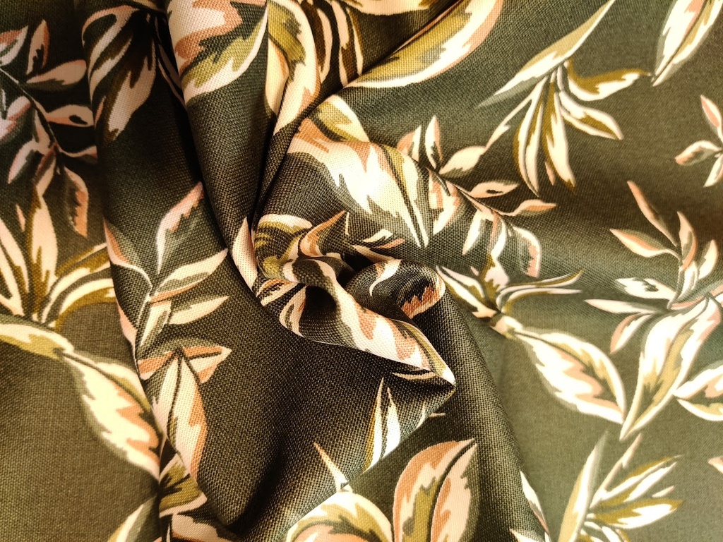 Kanvas - Leaves Dark Green