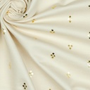 Jersey - Foil Dots Sand