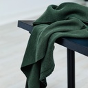 TENCEL Lyocell/ Lin Grov-vevd - Deep Green