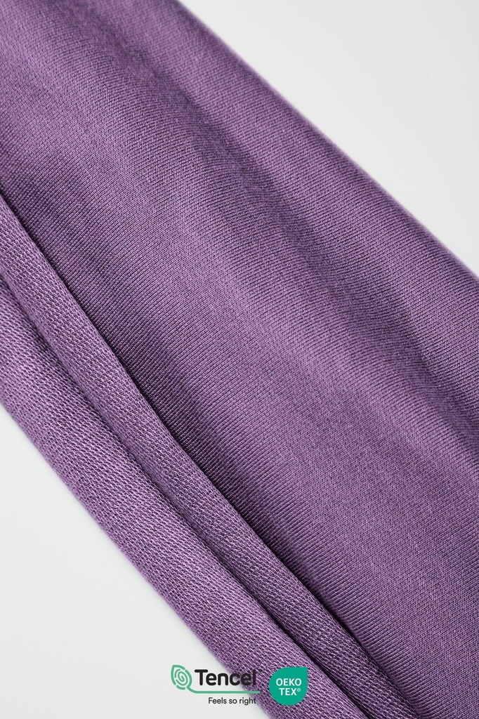 TENCEL Lyocell French Terry Mauve