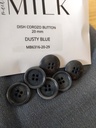 TENCEL Lyocell/ Lin, Grov-vevd Dusty Blue