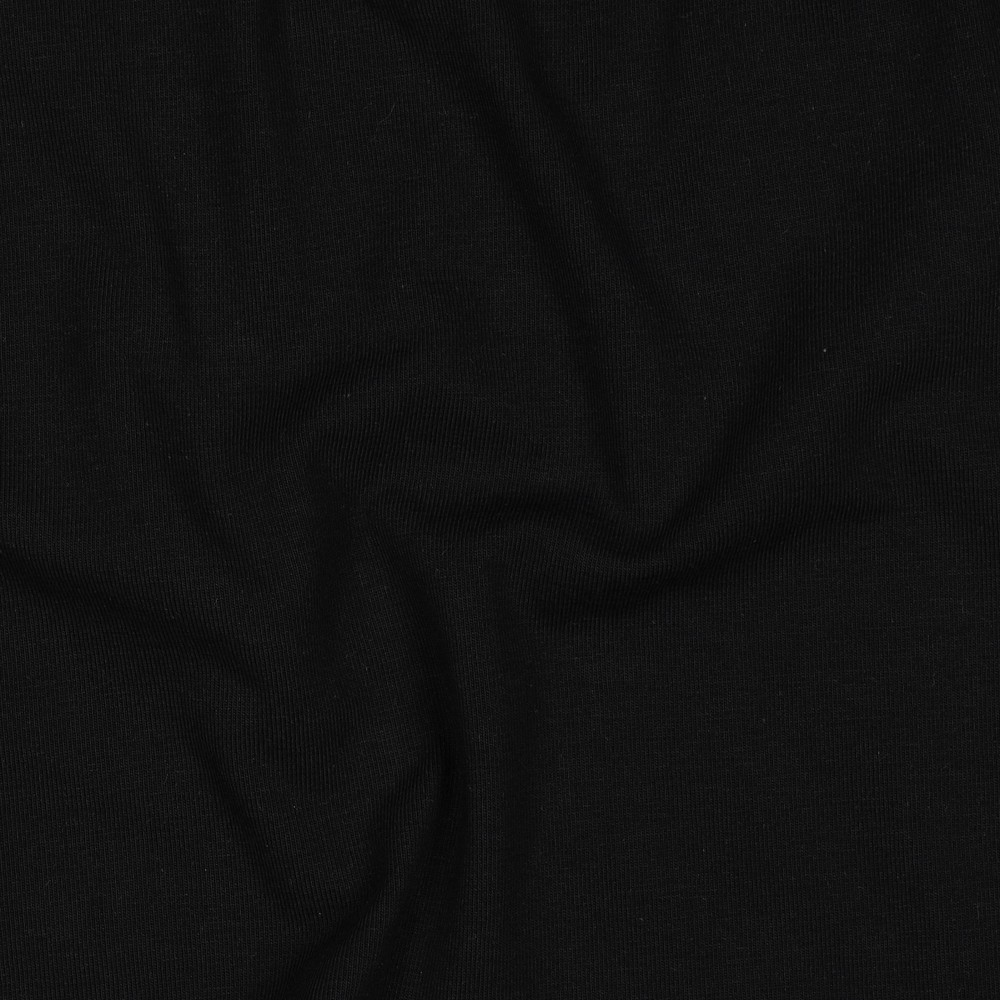 Bomullsjersey Svart (01)