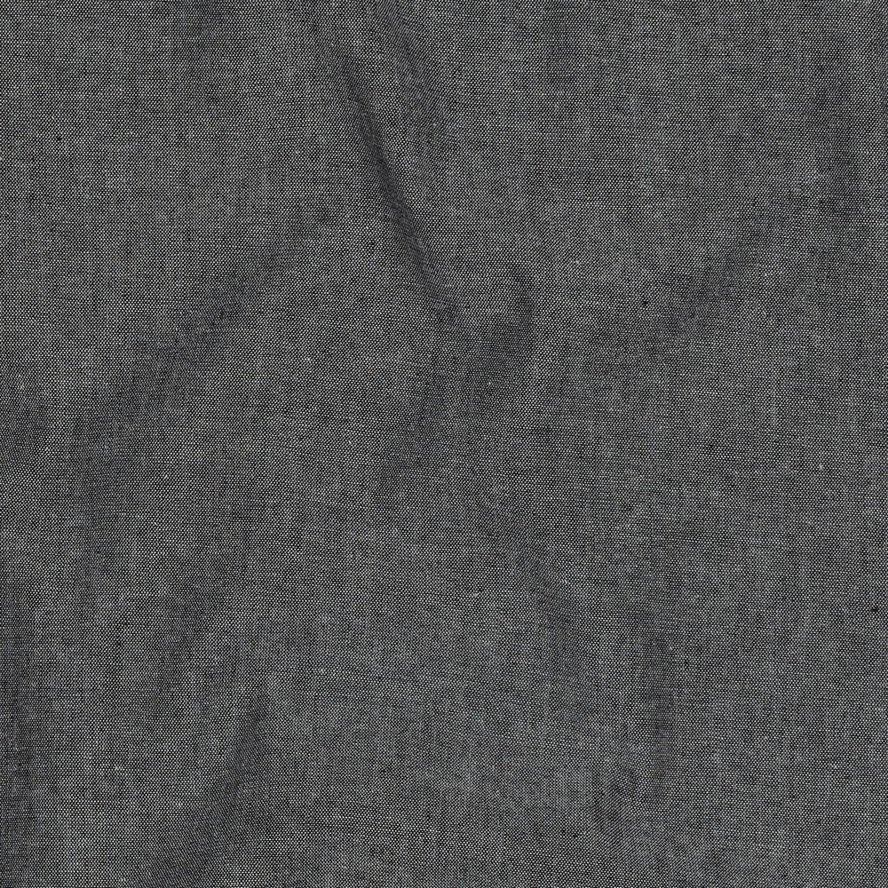 Poplin Garnfarget Svart