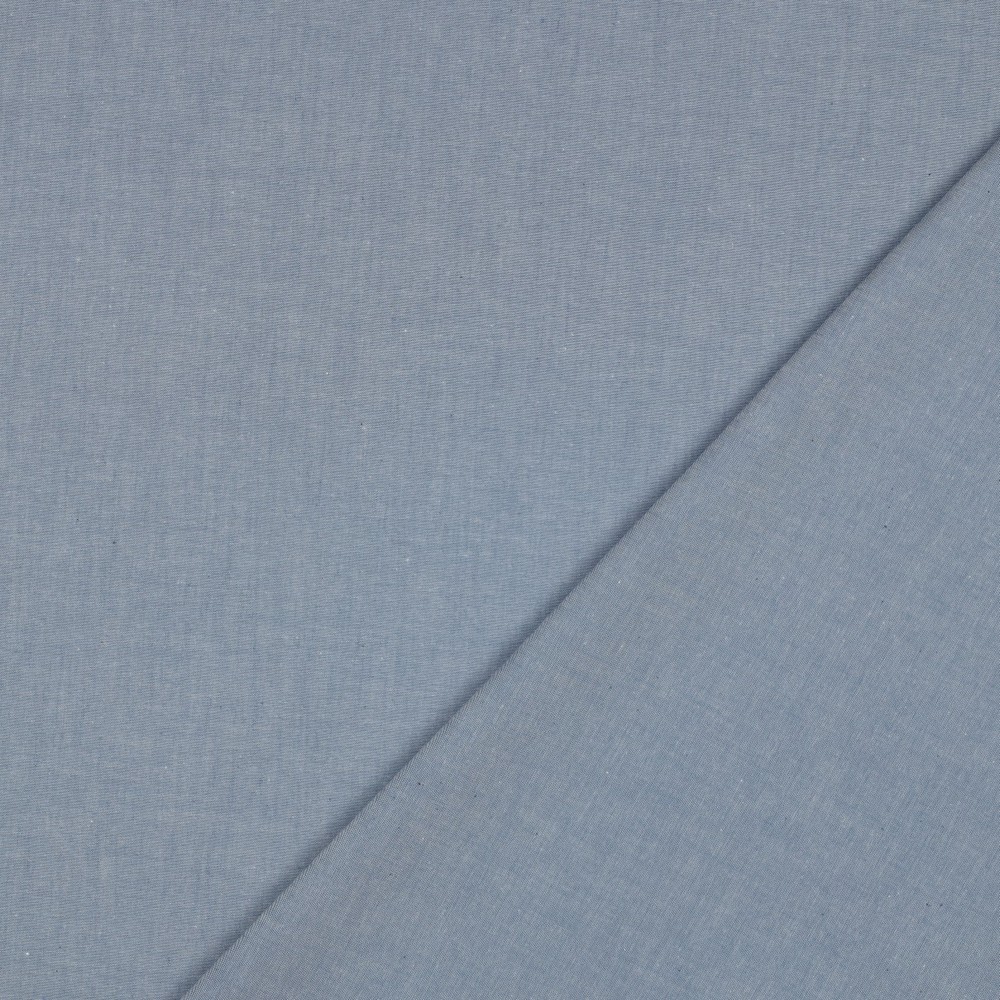 Poplin Garnfarget Blue