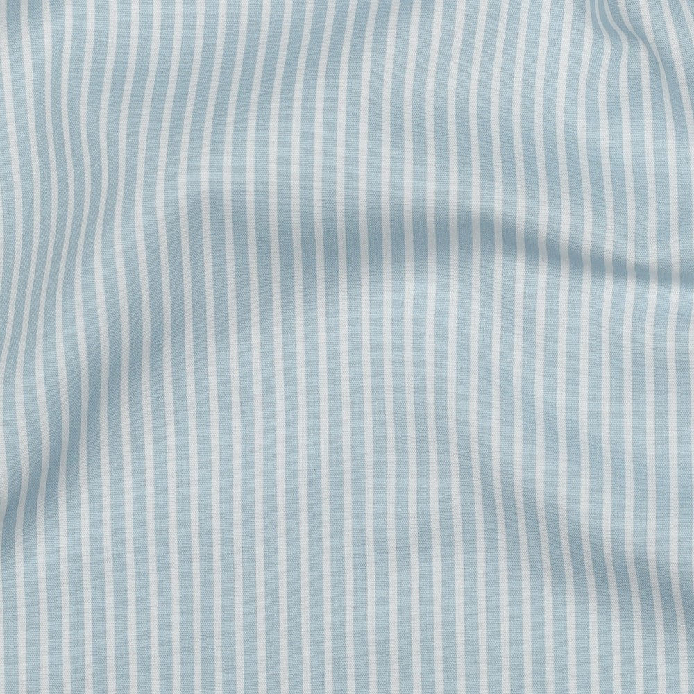 Poplin Stripe Light Blue