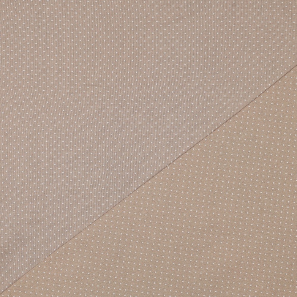 Poplin Petit Dots Sand
