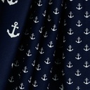 Poplin Petit Anchor Navy