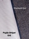 Poplin Stripe Grå