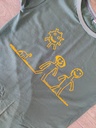 T-skjorte Barn Basic - Med Vinyltrykk Aqua