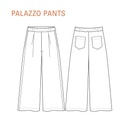 Palazzo Pants - Symønster