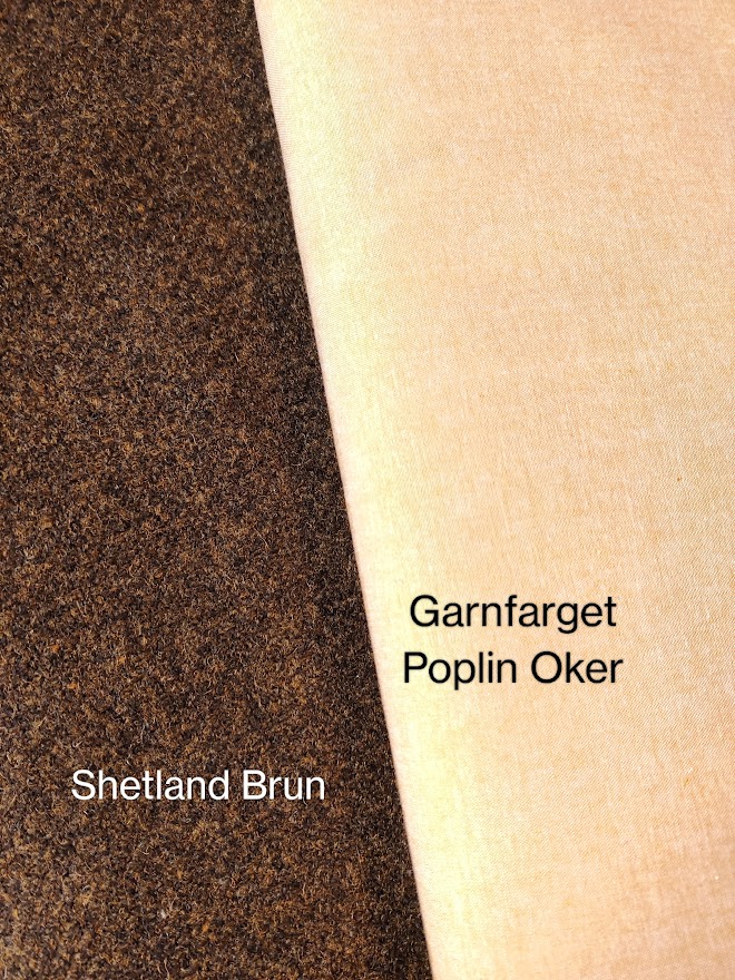 Poplin Garnfarget Okra