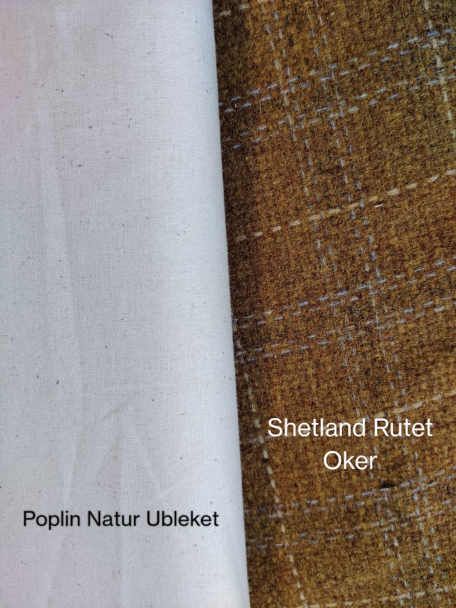 Shetland Ull - Rutet Oker