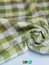 Viskose Tino Check - Tea Green
