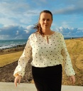 Viskose Bluse med knyting