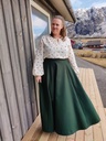 Viskose Bluse med knyting