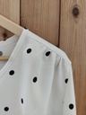 Viskose Bluse med knyting