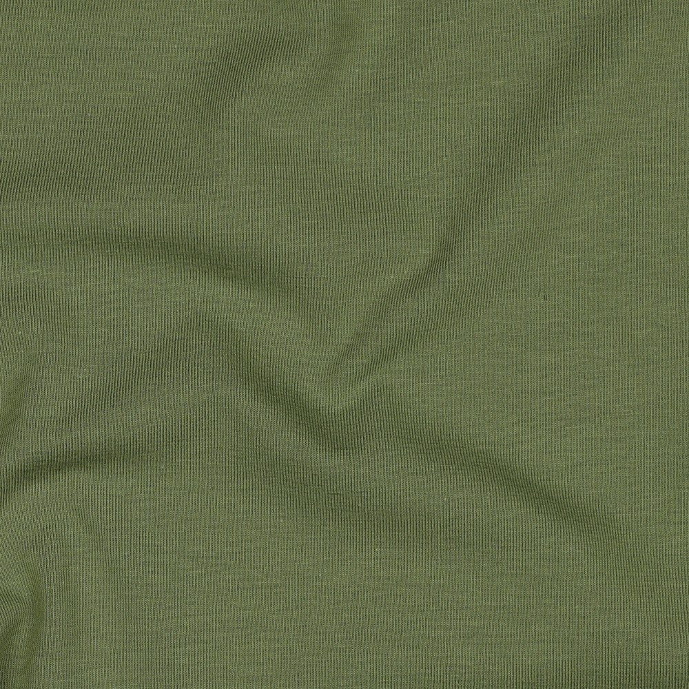 Bomullsjersey Lys Khaki Grønn (54)
