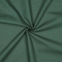 Poplin Petit Dots Mørk Grønn