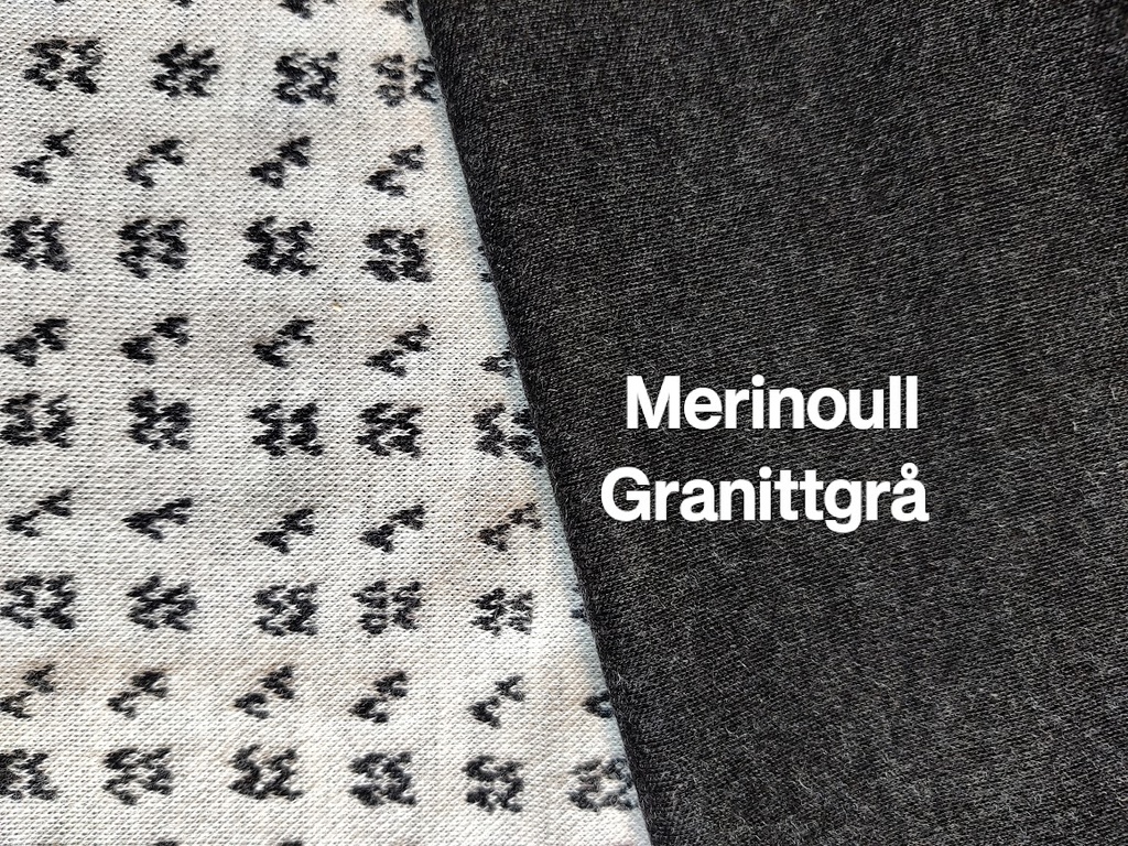 Merinoull Islender - Krem Granittgrå