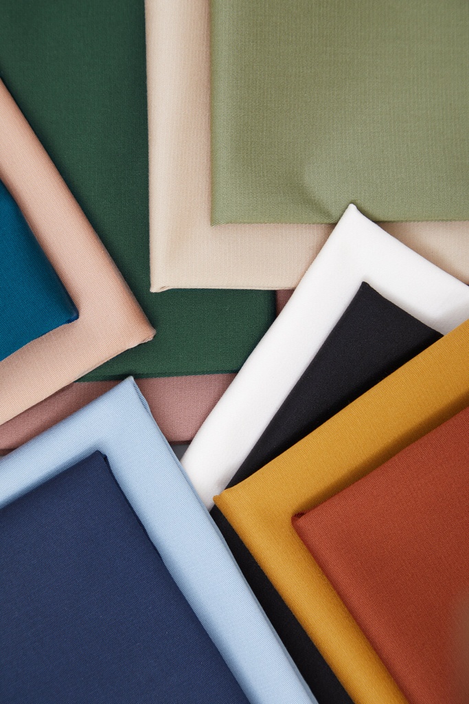 Økologisk Stretch Twill Black