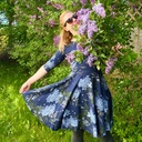 Jerseykjole med sving - Symønster