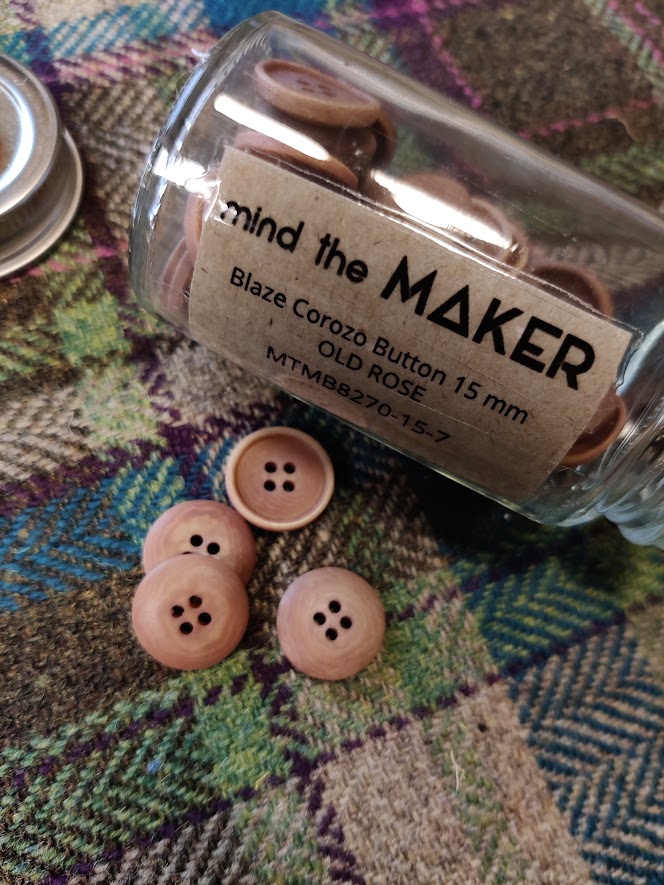 Shetland Lett Ull Rutet - Flerfarget