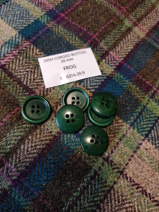 Dish Corozo Knapp 20mm - Frog