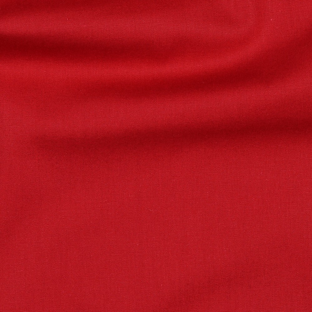 Poplin Mørk Rød (09)