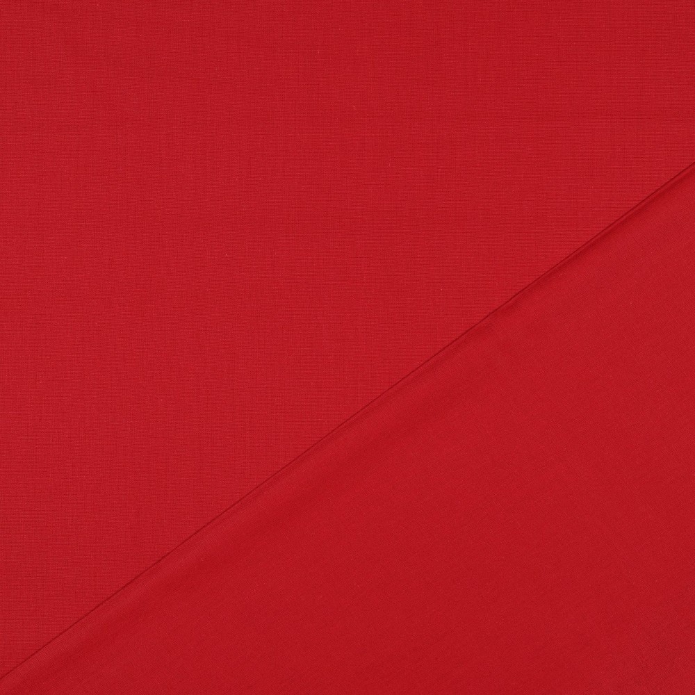 Poplin Mørk Rød (09)