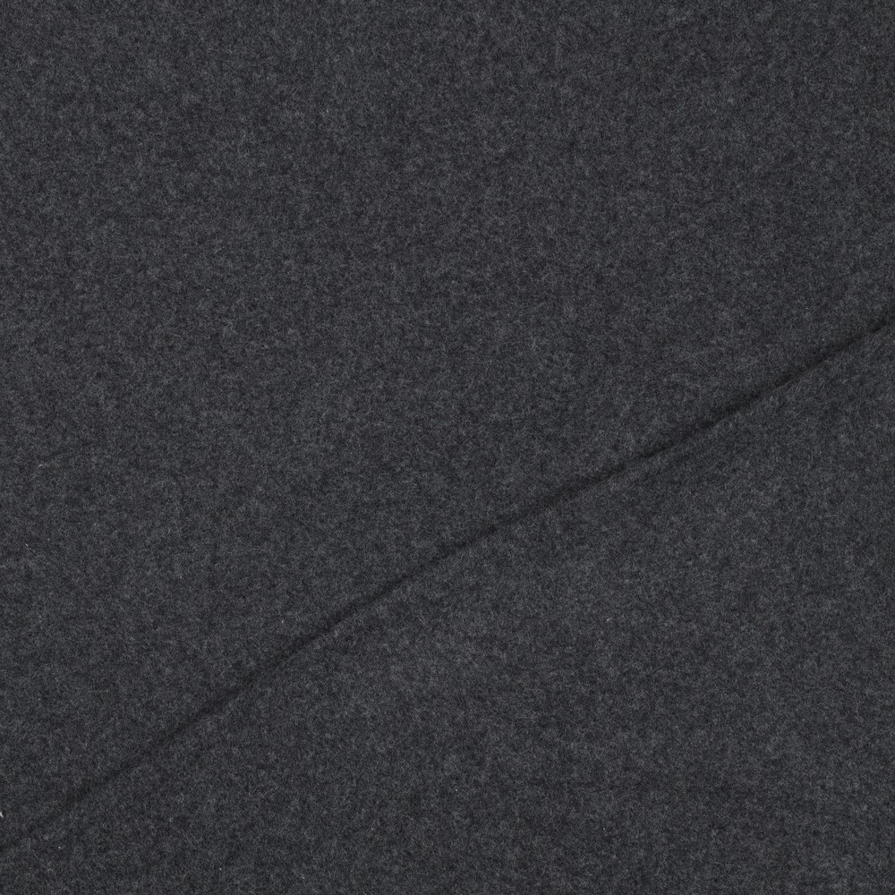 Bomullsfleece Melert Antrasitt