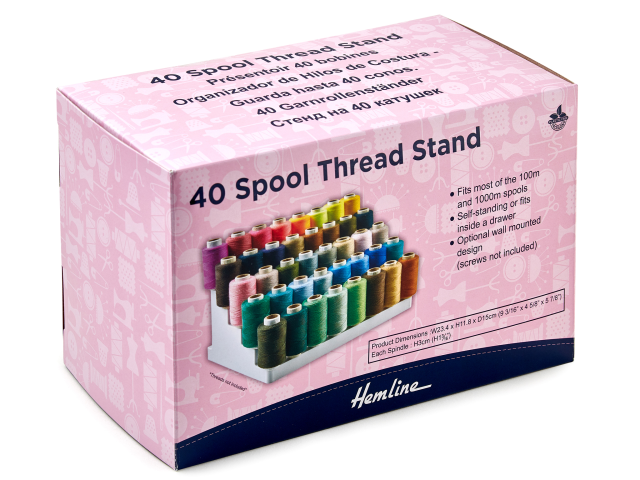 Trådsnelle-holder for 40 sneller