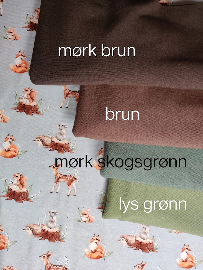 Jersey Skogens Dyr (Lys Grå)