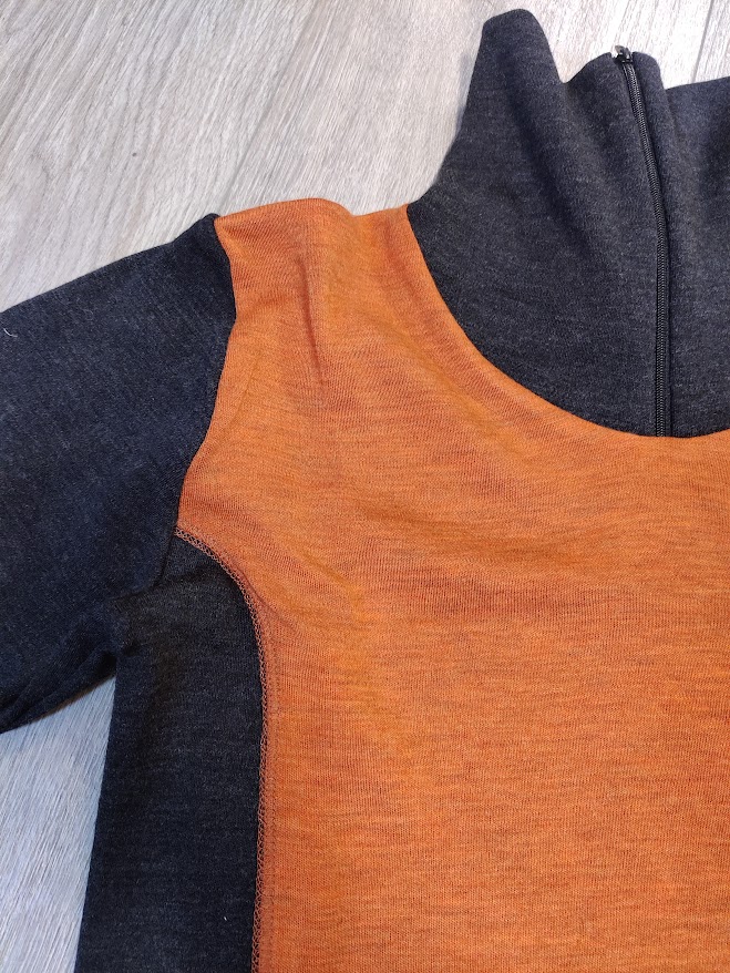 Ribban ullskjorte, flerfarget