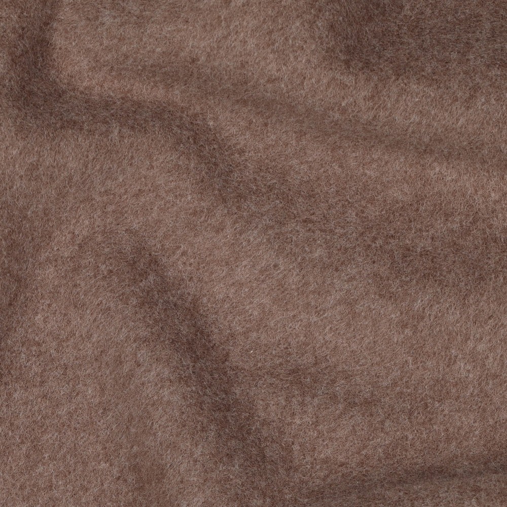 Bomullsfleece Mokka Melert